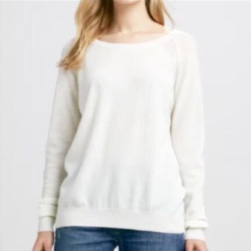 Women’s Lightweight Crewneck Sweater - White